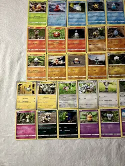 Pokemon TCG Yuka Morii Clay Pokemon 56 Card Lot – No Duplicates – LP/NM - Image 4