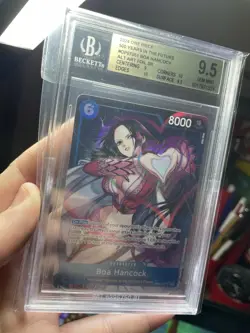 Boa Hancock - OP07-051 Parallel One Piece Card Game Graded, BGS 9.5, Mint TCG - Image 1