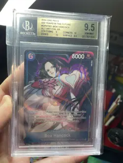 Boa Hancock - OP07-051 Parallel One Piece Card Game Graded, BGS 9.5, Mint TCG - Image 2