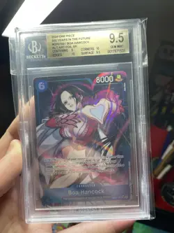 Boa Hancock - OP07-051 Parallel One Piece Card Game Graded, BGS 9.5, Mint TCG - Image 3