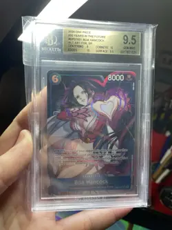 Boa Hancock - OP07-051 Parallel One Piece Card Game Graded, BGS 9.5, Mint TCG - Image 5