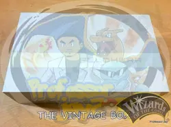POKEMON CARD VINTAGE PARTY GIFT BOX NOSTALGIA WOTC OUT OF PRINT PSA CCG - Image 1