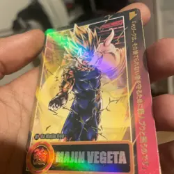 Carte dragon ball z Carddass Hondan Prism Gold Hot Stamp Foil Dorure Card 121 - Image 3