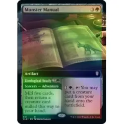 FOIL MONSTER MANUAL (EXTENDED ART) Commander Legends: Battle For Baldur's Gate - Image 1