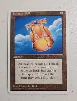 MTG Kormus Bell 4th Edition Regular Rare - Image 1