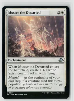 MTG Modern Horizons 3 Muster The Departed x4 NM Uncommon - Image 1