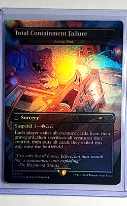 MTG Magic the Gathering Secret Lair Foil Ghostbusters Total Containment Failure - Image 1