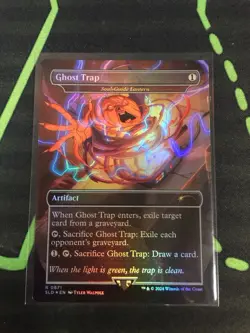 MTG Magic The Gathering Ghost Trap Foil Artifact Ghostbusters Secret Lair - Image 1