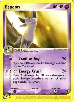 Pokemon TCG Espeon 16/100 Sandstorm Rare Vintage Rare VLP - Image 1