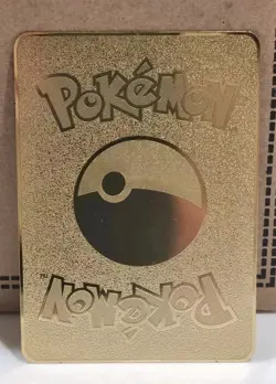 Charizard VMAX 999999point Gold Metal Pokemon Card Collectible Gift Display - Image 2