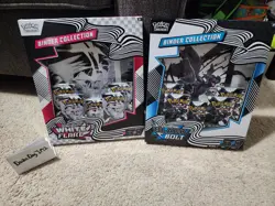 Pokemon Black Bolt and White Flare Binder Collection Bundle Set of 2 - Image 1