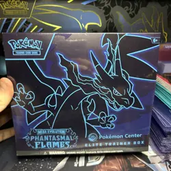 Pokemon TCG Phantasmal Flames Pokemon Center Exclusive ETB Elite Trainer Box 🔥 - Image 1