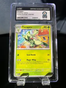 Pokemon CGC Guinness World Record Breaks 1/1 - 2023 Floragato Paldea Evolved - Image 1