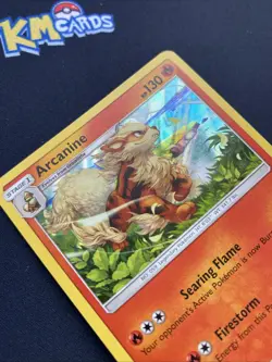 Pokemon TCG Arcanine Sun & Moon 22/149 Holo Rare MP. - Image 3