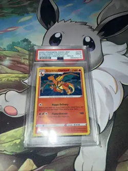 Pokemon TCG Special Delivery Charizard SWSH075 PSA 9 - Image 1