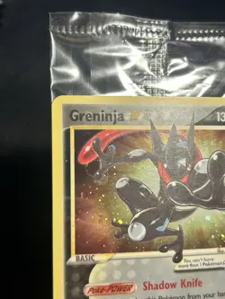 Pokemon Celebrations SEALED Greninja Gold Star SWSH144 HAND SWIRL 🌀HOLO BLEED - Image 2