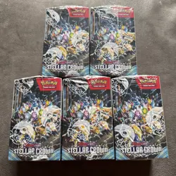Pokemon TCG Stellar Crown Half Booster Box (18 Packs) NEW/SEALED - Image 2