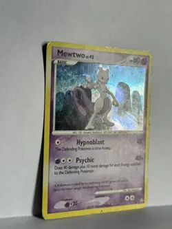Pokemon TCG Mewtwo 11/146 Holo Rare Diamond & Pearl Legends Awakened PLAYED - Image 2