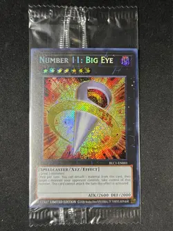 Number 11: Big Eye BLC1-EN001 Yu-Gi-Oh Limited Edition Promo Sealed - Image 1