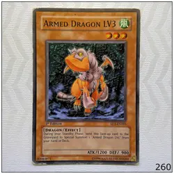 Armed Dragon LV3 - SD1-EN005 - Common 1st Edition Yugioh - Image 1
