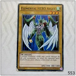 Elemental Hero Avian - SDHS-EN006 - Common Unlimited Yugioh - Image 1
