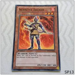 Achacha Archer - SP13-EN004 - Starfoil Rare 1st Edition Yugioh - Image 1