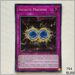 Infinite Machine - BLRR-EN028 - Secret Rare 1st Edition Yugioh - Image 1