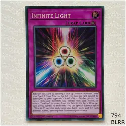 Infinite Light - BLRR-EN029 - Secret Rare 1st Edition Yugioh - Image 1