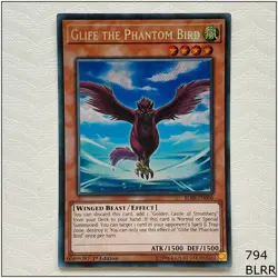 Glife The Phantom Bird - BLRR-EN008 - Secret Rare 1st Edition Yugioh - Image 1