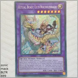 Ritual Beast Ulti-Nochiudrago - BLTR-EN018 -Secret Rare 1st Edition Yugioh - Image 1