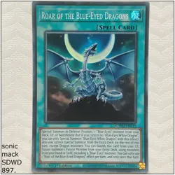 Roar of the Blue-Eyed Dragons - SDWD-EN019 - Super Rare 1st Edition Yugioh - Image 1