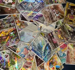 Pokemon random 80 Cards Lot Set No Duplicates AR CHR Holo Full Art Card TCG - Image 2