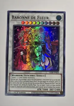 Baronne De Fleur LED8-EN024 1st Edition Ultra Rare Yugioh TCG Card NM/M - Image 1
