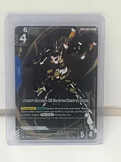 Gundam TCG Card Game Unicorn Gundam 02 Banshee (Destroy Mode) - GD01-003 LR+ AA - Image 1