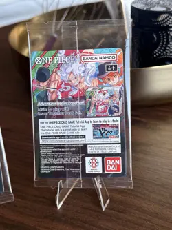 One Piece Monkey D. Luffy College Basketball US Voyage Promo Card Sealed Houston - Image 2
