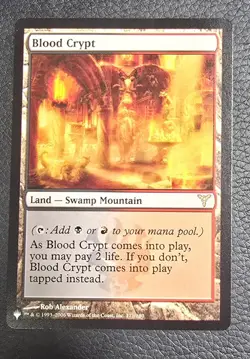 Blood Crypt The List Reprints Regular MTG NM Magic Card - Image 1