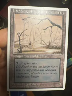 German Misprint Drudge Skeletons Swamp With Regenerate • NM/Unplayed • Mtg 1284 - Image 1