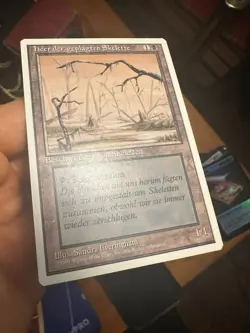 German Misprint Drudge Skeletons Swamp With Regenerate • NM/Unplayed • Mtg 1284 - Image 2