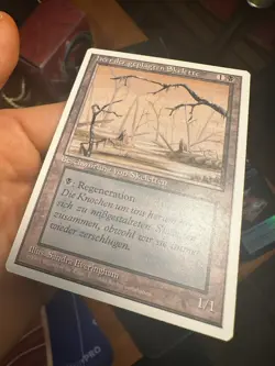 German Misprint Drudge Skeletons Swamp With Regenerate • NM/Unplayed • Mtg 1284 - Image 3