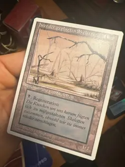 German Misprint Drudge Skeletons Swamp With Regenerate • NM/Unplayed • Mtg 1284 - Image 4