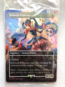Mtg Carte Magic Secret Lair Hatsune Miku Beloved Princess FOIL Sealed NM - Image 1