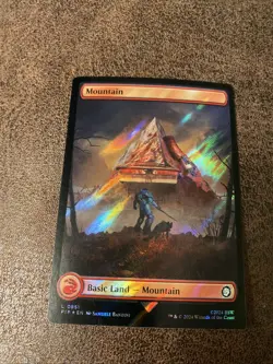 Mtg Mountain SURGE FOIL PIP#0851 English NM Fallout Universes Beyond 2024 - Image 1