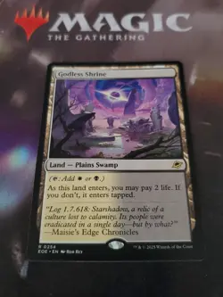 Mtg. Godless Shrine. Edge of Eternities. Pack Fresh - Image 1