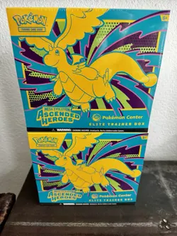 🔥 Pokemon TCG Ascended Heroes “Pokemon Center”🔥ETB - Sealed New (2 BOXES) - Image 1