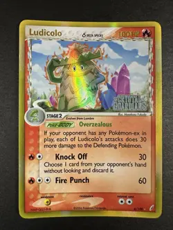 Pokemon Ludicolo (Delta Species) EX Crystal Guardians Reverse Holo Stamped 6/100 - Image 4