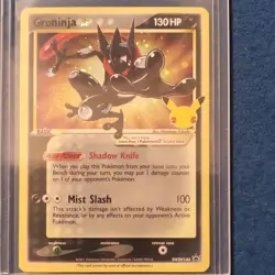 Pokemon TCG - Greninja Star Promo SWSH144 - Sword & Shield Holo - Celebrations - Image 1
