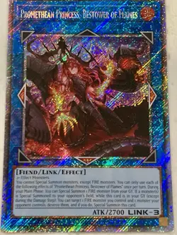 Yugioh! Promethean Princess, Bestower of Flames PHNI-EN052 Quarter QCSR NM - Image 4