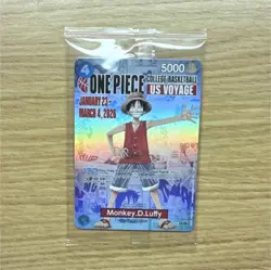 Limited Edition Gonzaga One Piece CCG Monkey D. Luffy US Voyage Promo Holo - Image 1