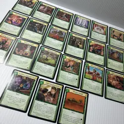 Harry Potter TCG Adventures at Hogwarts Lot 21 Cards 2002 SPELL Green/4j-v - Image 1