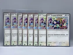 Pokemon Horizon Terapagos and Friends Jumbo Promo Card Lot Of 8 - Image 1